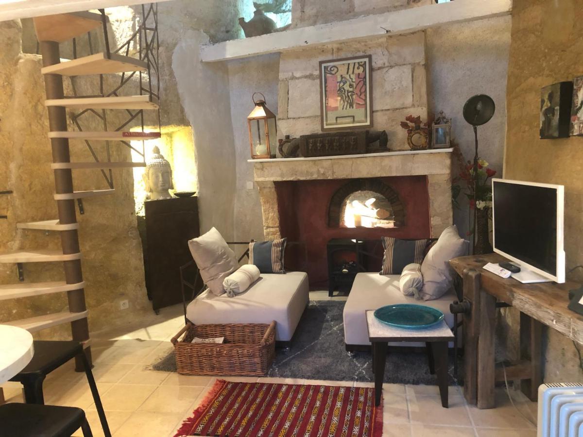 Apartament Troglodyte Loft 2 Thoré-la-Rochette Zewnętrze zdjęcie